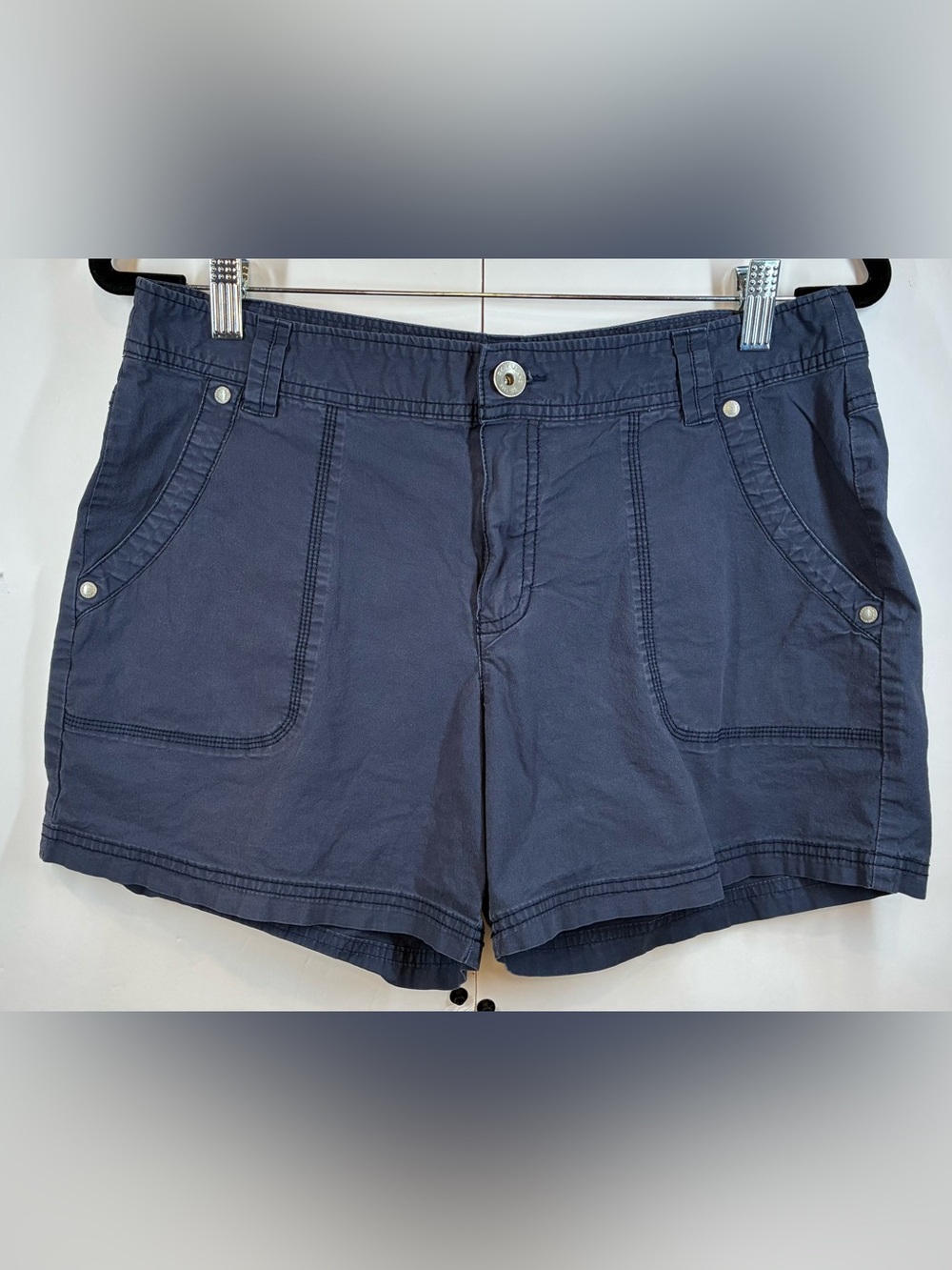 DKNY Jeans Navy Stretch Utility Shorts Women's Size 10